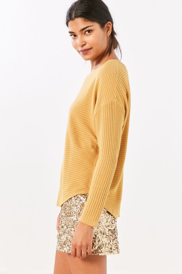 Silence + Noise Hiro Ribbed Dolman Shirt #5
