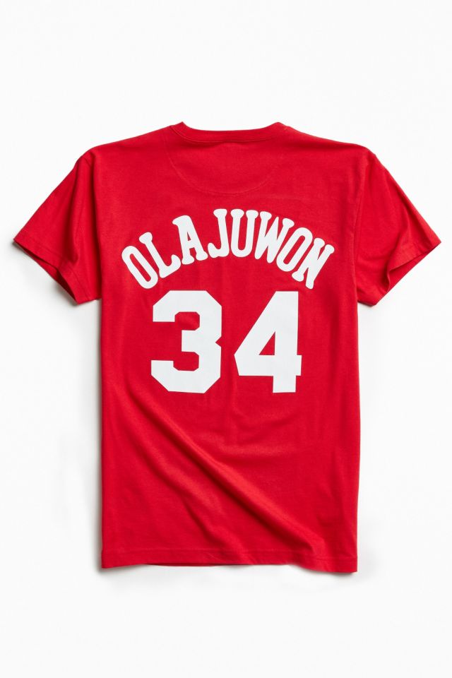Mitchell & Ness Houston Rockets Hakeem Olajuwon Tee #1