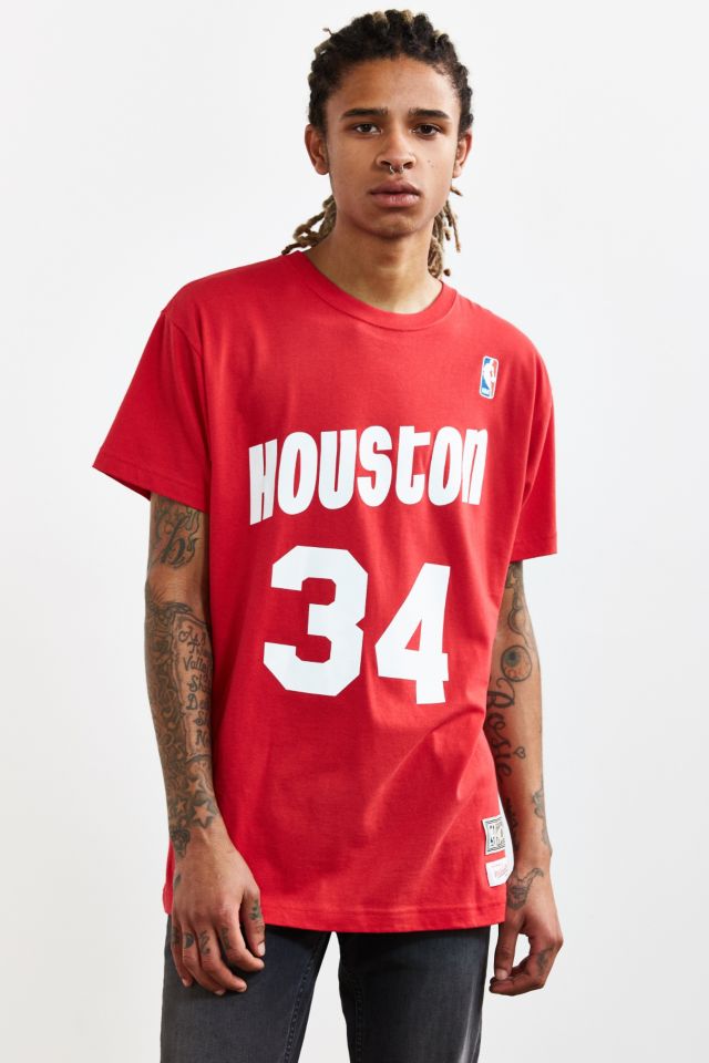 Mitchell & Ness Houston Rockets Hakeem Olajuwon Tee #3