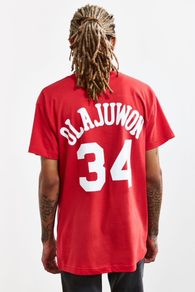 Mitchell & Ness Houston Rockets Hakeem Olajuwon Tee #4