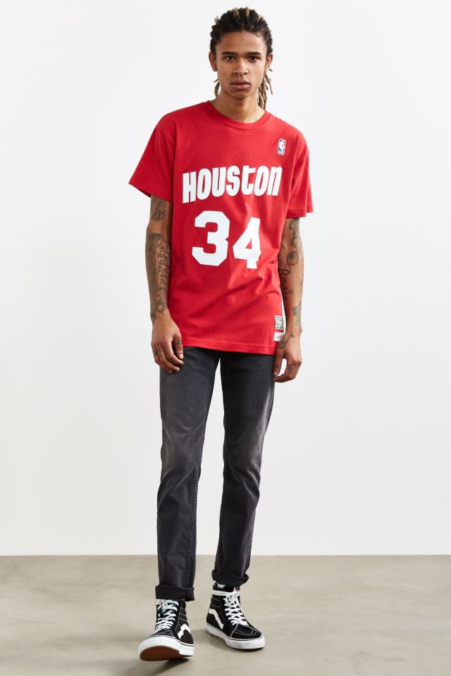 Mitchell & Ness Houston Rockets Hakeem Olajuwon Tee #5