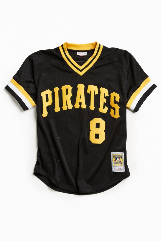 Mitchell & Ness, Shirts, Authentic Mitchell Ness Pittsburgh Pirates 8  Baseball Jersey New Mens