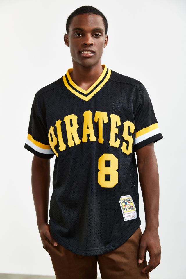 Youth Pittsburgh Pirates Mitchell & Ness Black Cooperstown Collection Wild  Pitch Jersey T-Shirt