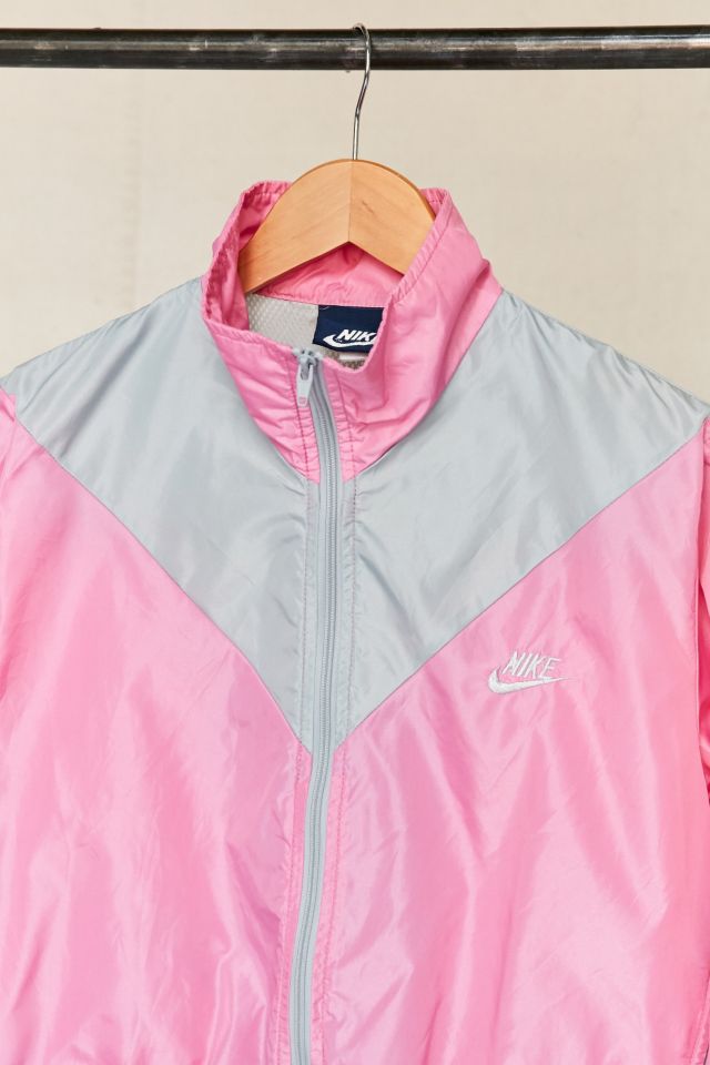 Vintage Nike Pink/Grey Windbreaker Jacket