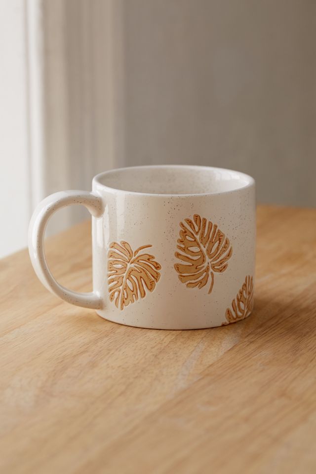 Ceramic Wax Resist Design Mug #1