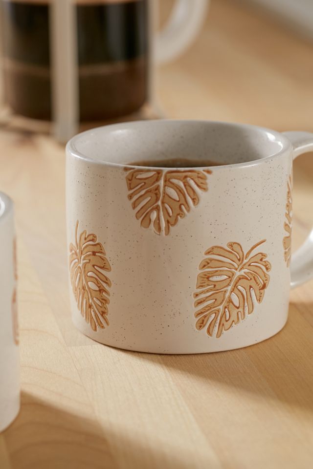 Ceramic Wax Resist Design Mug #2