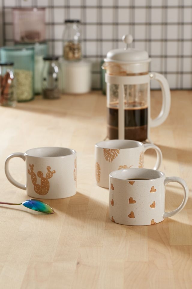 Ceramic Wax Resist Design Mug #3