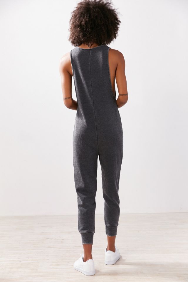 Kensie Zip-Front Sweatshirt Jumpsuit #3
