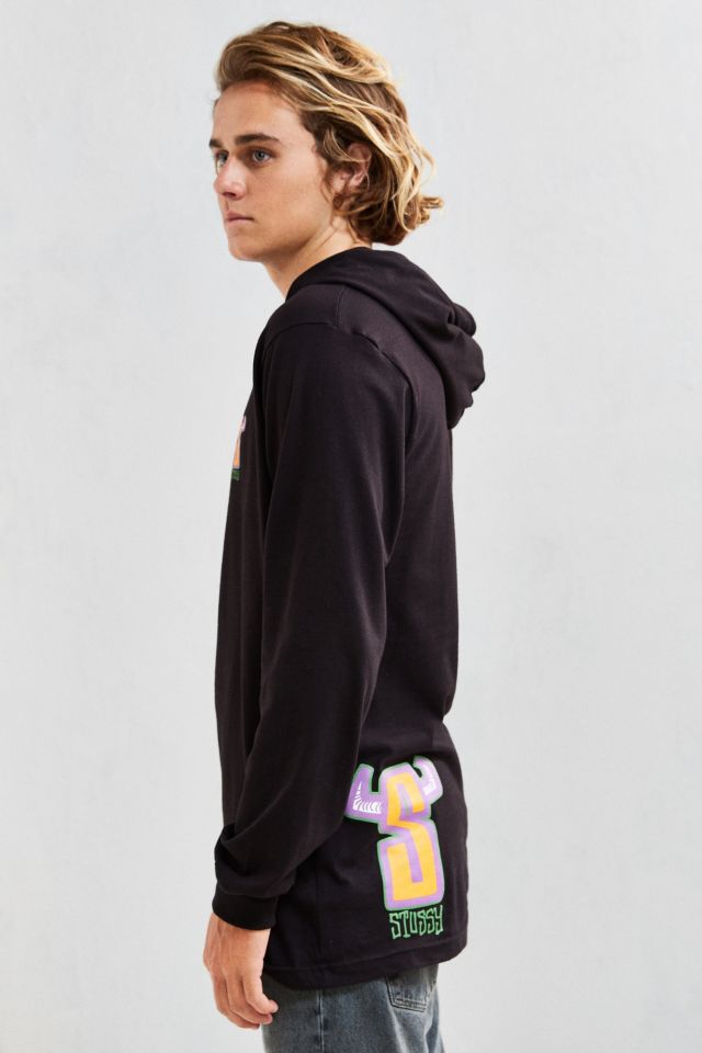 Stussy S-Horns Hooded Long Sleeve Tee #3