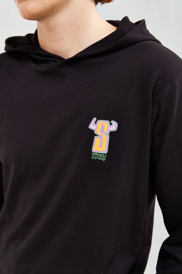Stussy S-Horns Hooded Long Sleeve Tee #4