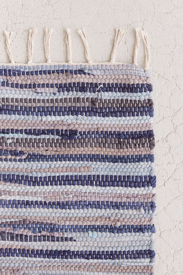 Issa Jumbo Ikat Rag Rug #3