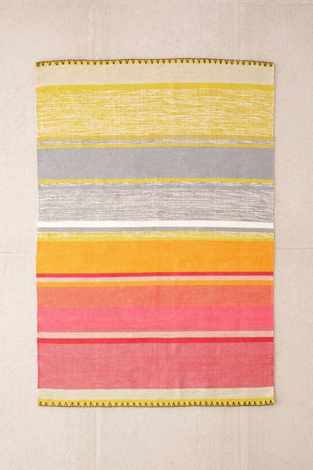 Logan Bold Stripe Woven Rug #1