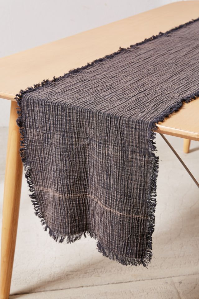 Crinkle Gauze Table Runner