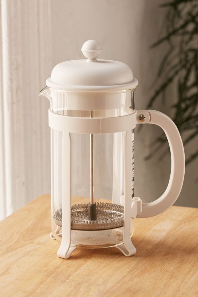 Cafetière à piston blanche BODUM #1