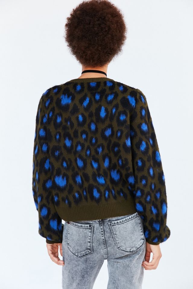 Ecote Brushed Leopard Crew-Neck Sweater #2