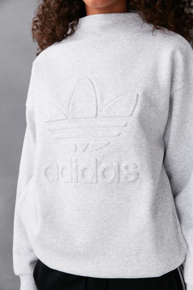 Adidas originals shop mock neck sweatshirt