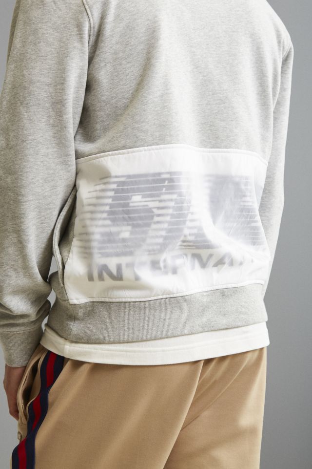 Sweatshirt à col cheminée avec panneau en nylon Stussy #2