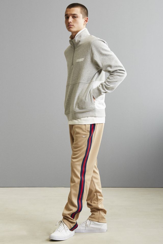 Sweatshirt à col cheminée avec panneau en nylon Stussy #5