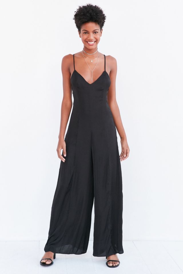 Silence + Noise Kali Satin Wide-Leg Jumpsuit #4