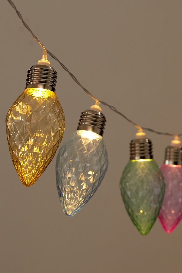 Battery Powered Pastel Bulb String Lights | Urban Outfitters