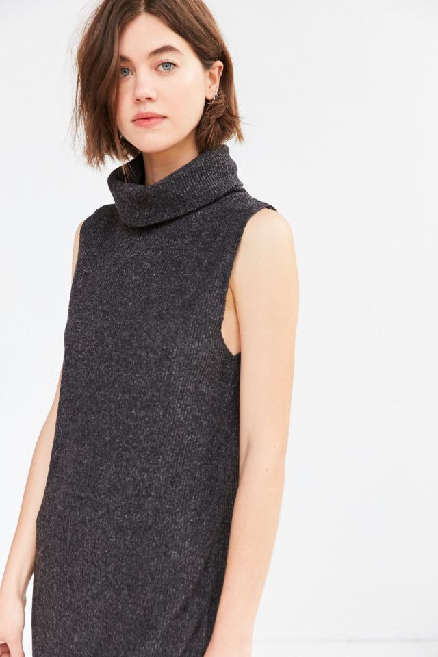 Silence + Noise Sage Cozy Turtleneck Mini Dress #4