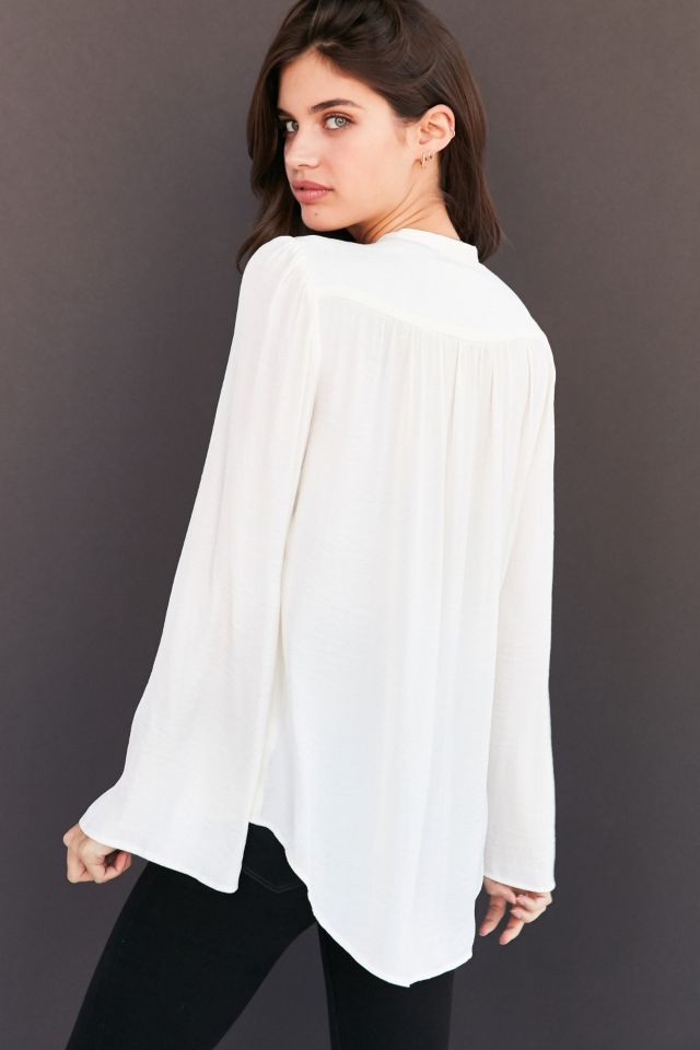 Kimchi Blue Brianna Lace-Up Blouse #3