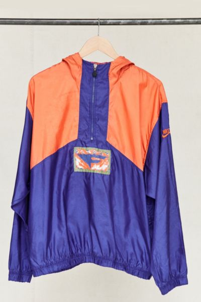 Orange 2024 windbreaker nike