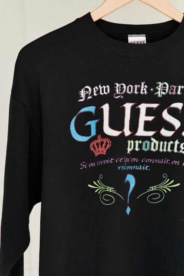 Guess sweatshirt hot sale vintage