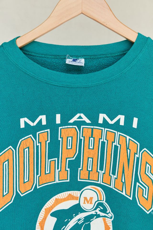 Holeshirts Retro Vintage Miami Dolphin Sweatshirt