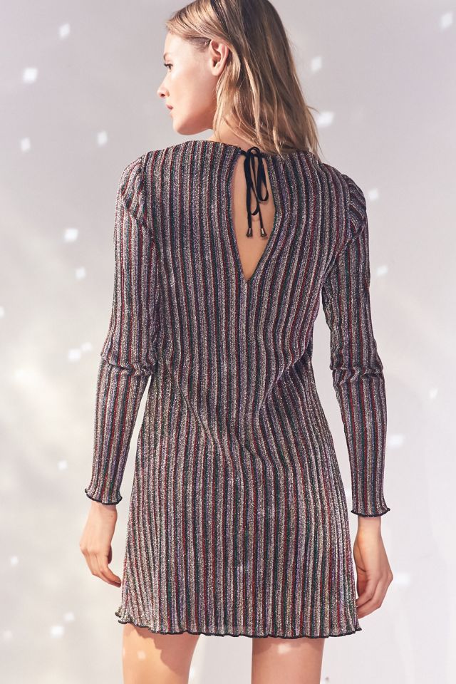 Minirobe à rayures scintillante Melody Kimchi Blue #3