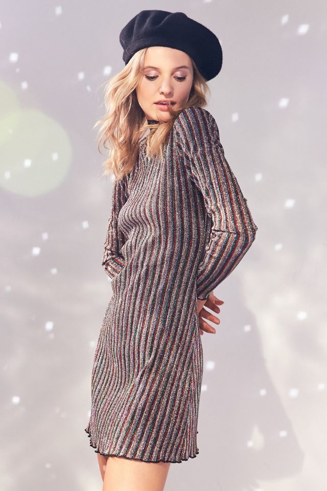 Minirobe à rayures scintillante Melody Kimchi Blue #4