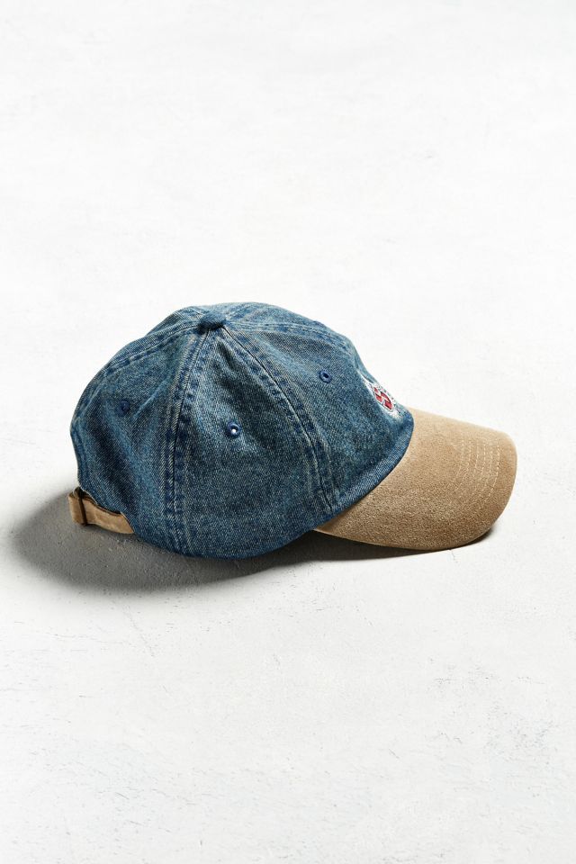 Stussy Denim Suede Crest Hat