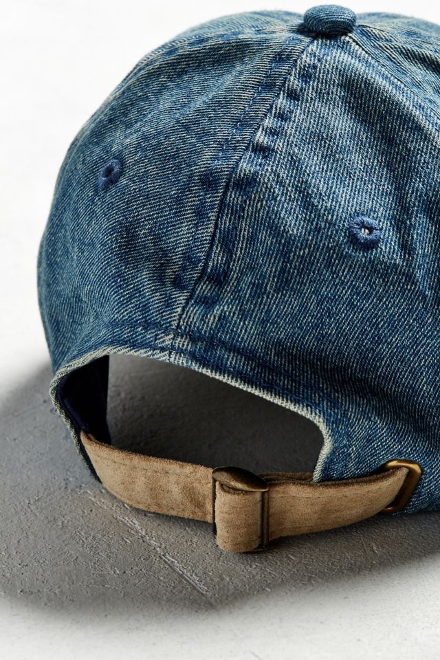 Stussy Denim Suede Crest Hat