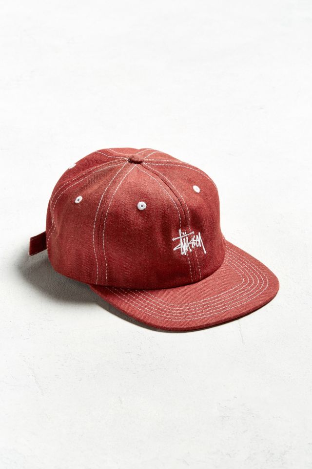超激安 Stussy Contrast Stitch Denim Strapback Hat | Urban Outfitters 帽子