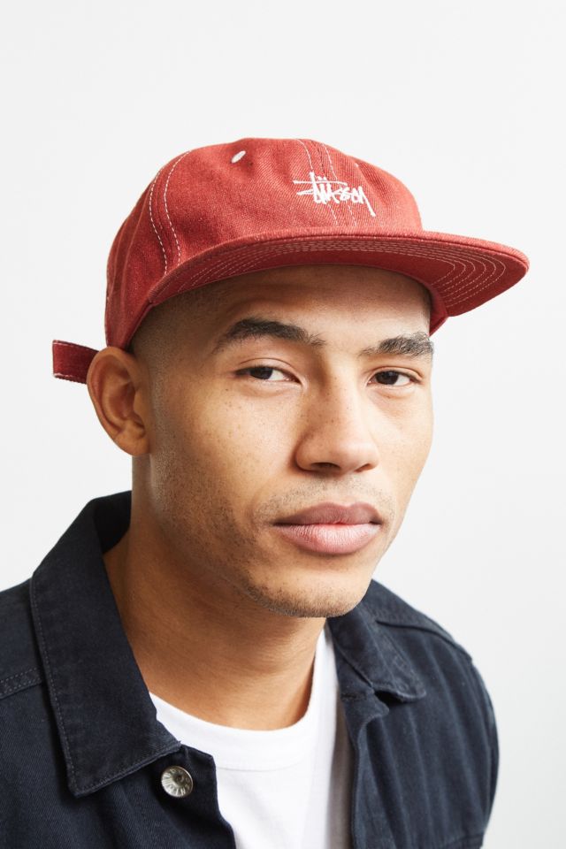 Stussy Contrast Stitch Denim Strapback Hat | Urban Outfitters