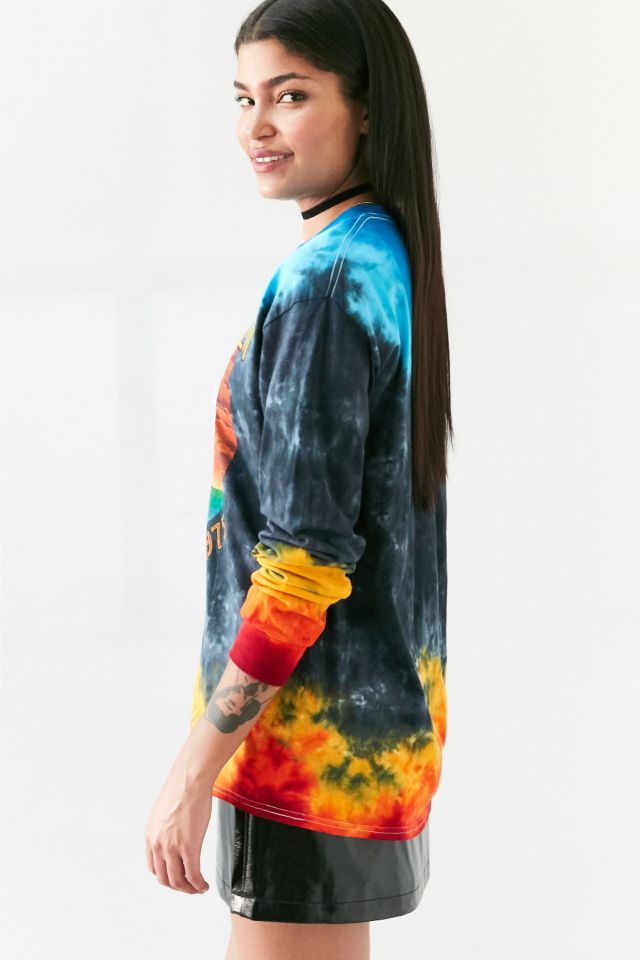 【SATIIIZ】Lebe Pigment Printing Long Sleeve Zeon Pigment Stripe Long Sleeve - satiiiz