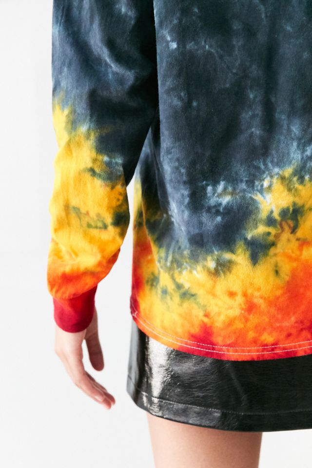 Led Zeppelin Long-Sleeve Tie-Dye Tee | Urban Outfitters Canada