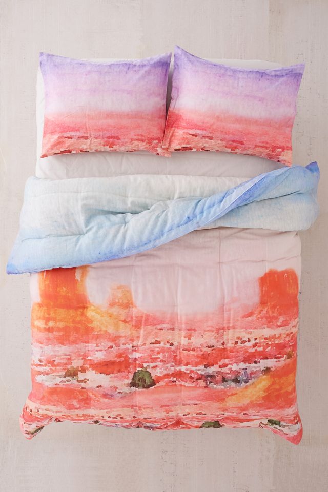 Laila Desert Landscape Reversible Comforter #1