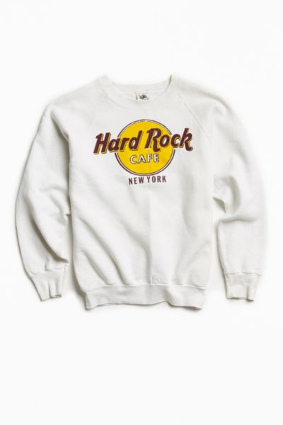 Vintage Hard Rock Cafe New York Crew Neck Sweatshirt Urban