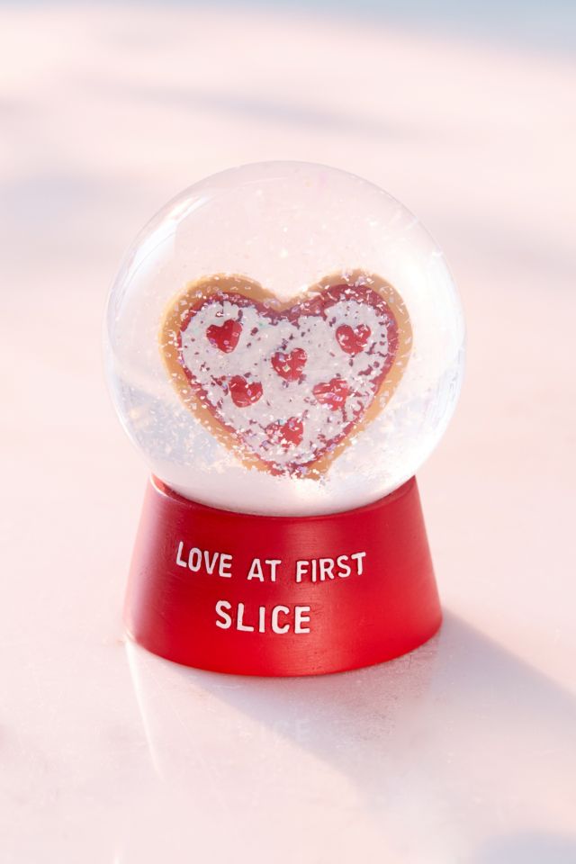 Love At First Slice Pizza Snow Globe