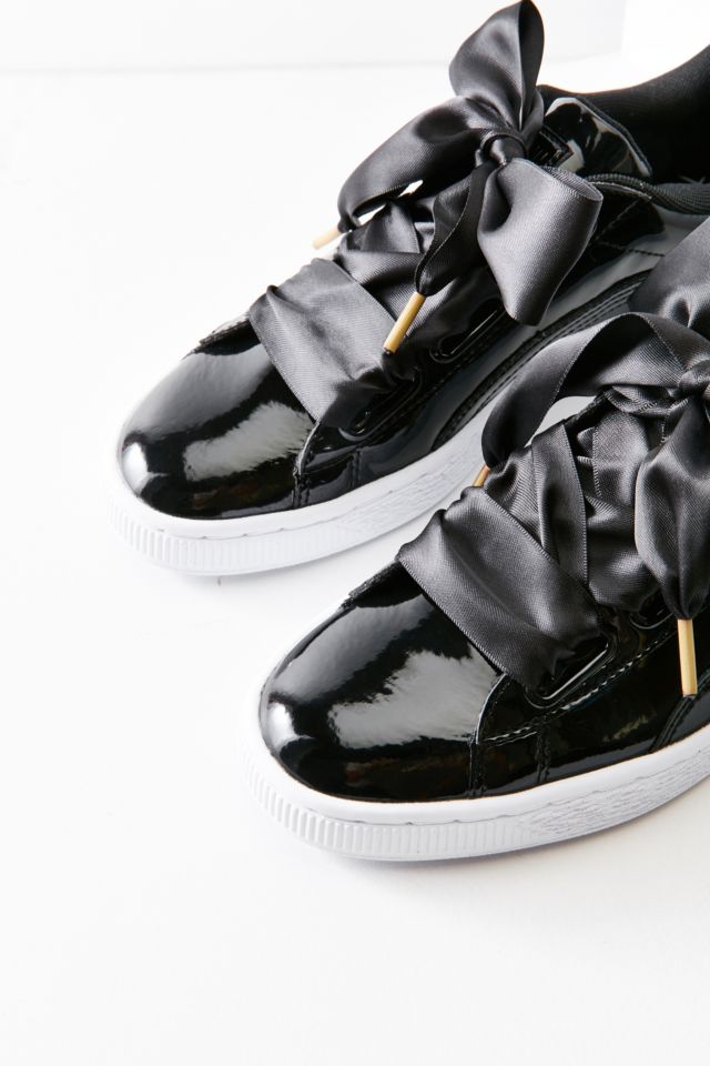 Puma Basket Heart Patent Leather Sneaker #2