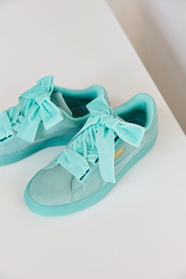 Puma Mint Suede Heart Sneaker