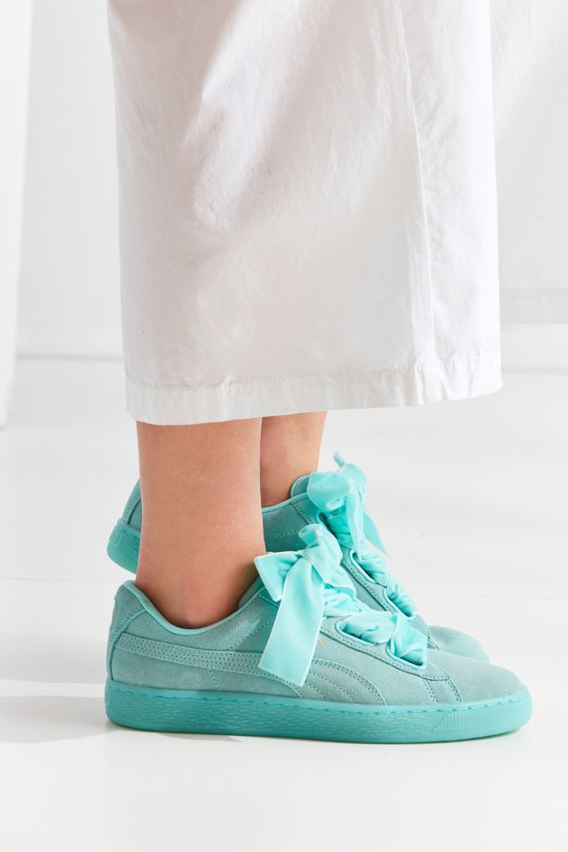 Puma Mint Suede Heart Sneaker #2