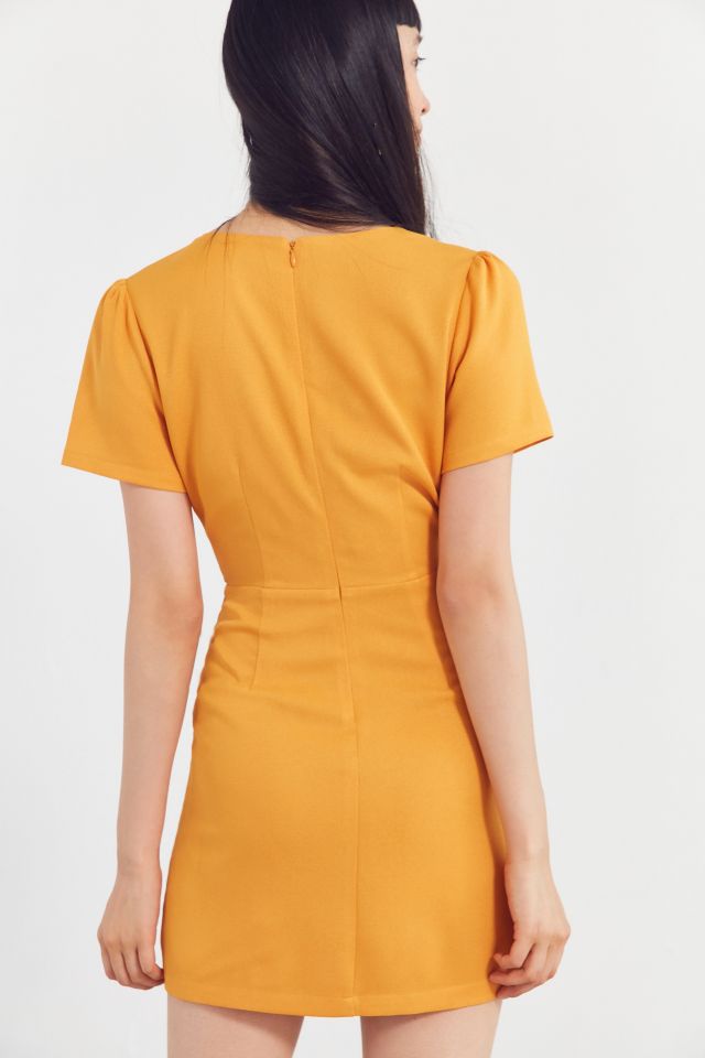 Kimchi Blue Bow-Front Cut-Out A-Line Mini Dress #1