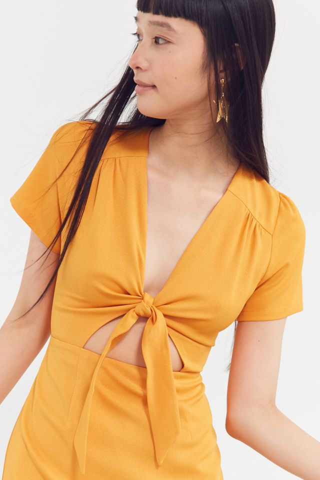 Kimchi Blue Bow-Front Cut-Out A-Line Mini Dress #5