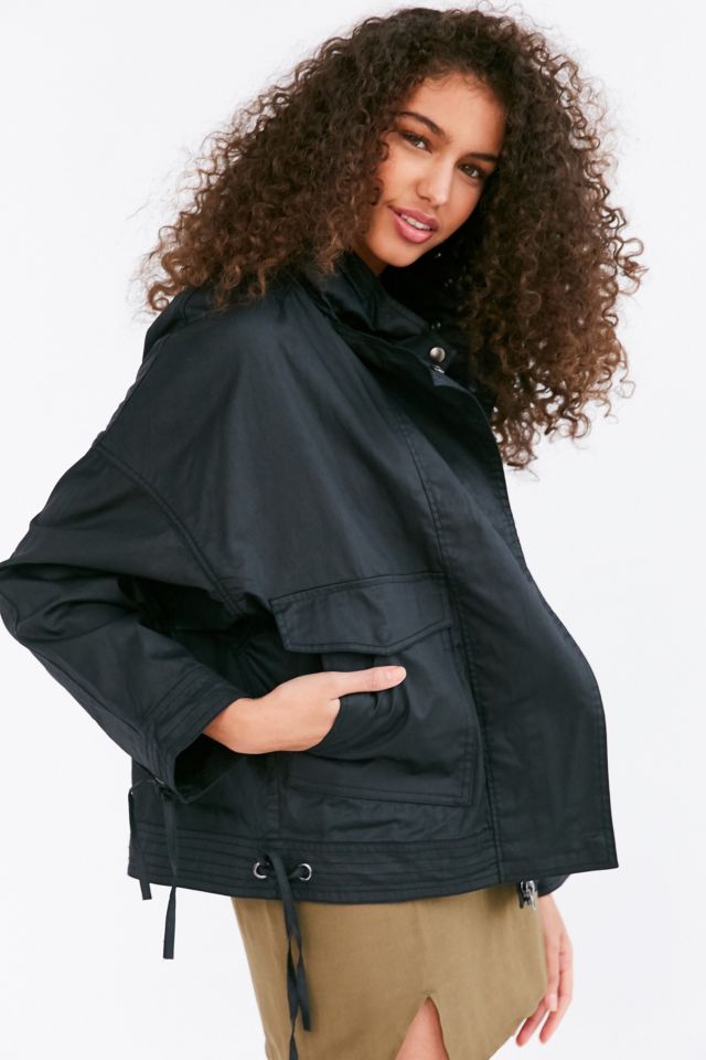 Silence + Noise Coated A-Line Utility Jacket | Urban Outfitters Canada