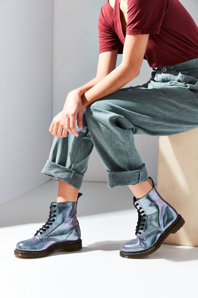 Iridescent doc cheap marten boots