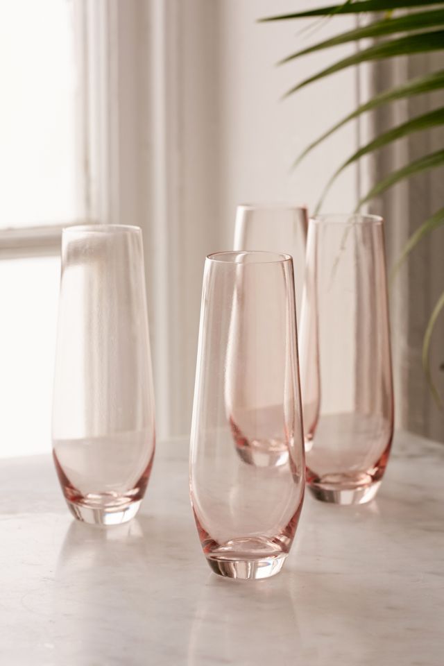 Tinted Flute Glass - Set Of 4 #1
