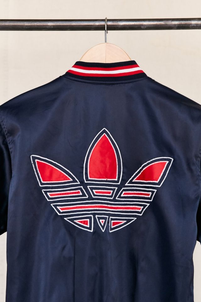 Vintage adidas Red/Navy Bomber Jacket #3