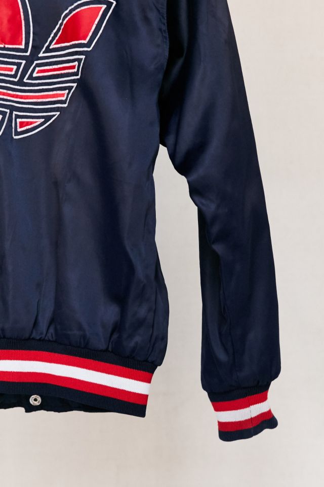 Vintage adidas Red/Navy Bomber Jacket #5